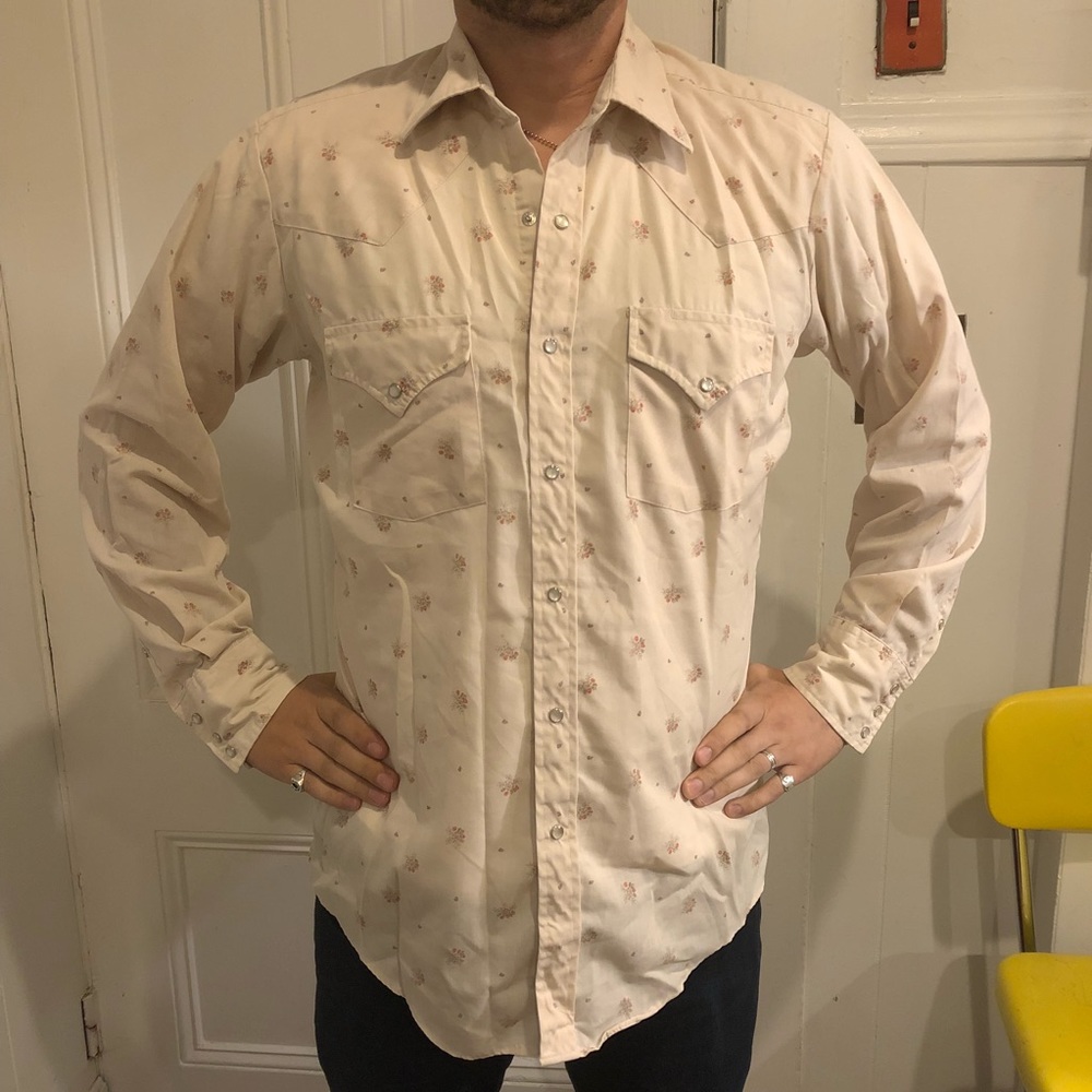 Vintage Ely Cattleman Western Shirt M